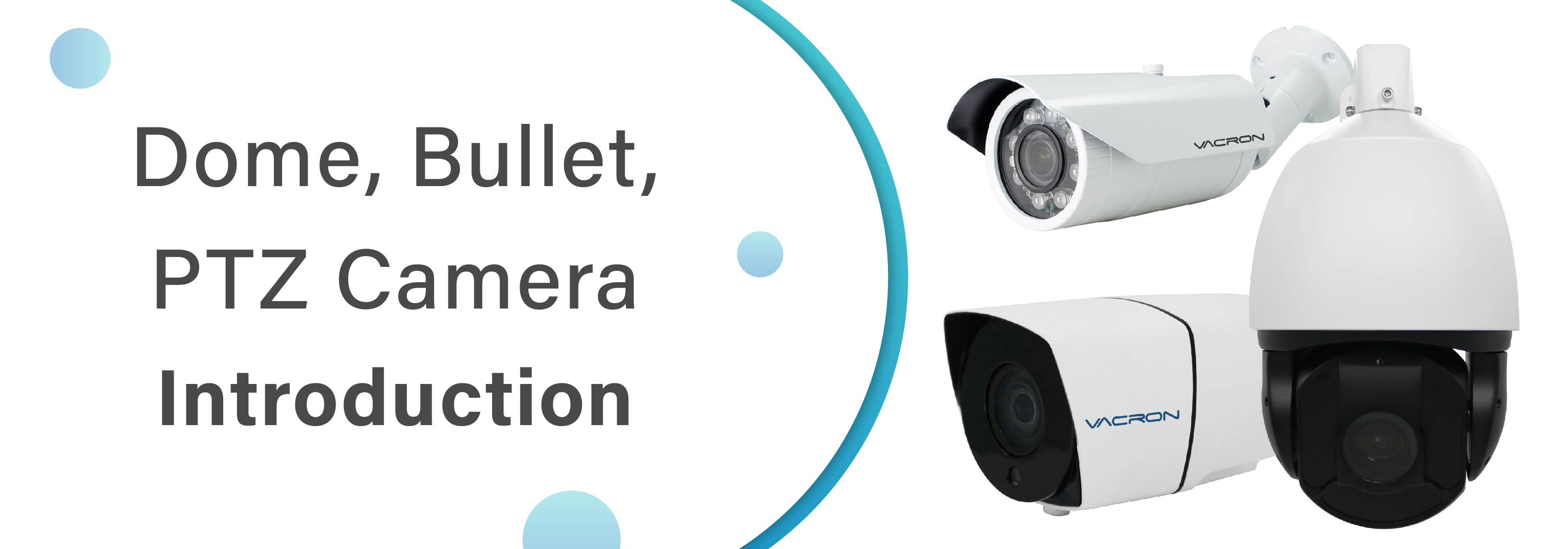 Dome, Bullet, PTZ Surveillance Camera Introduction