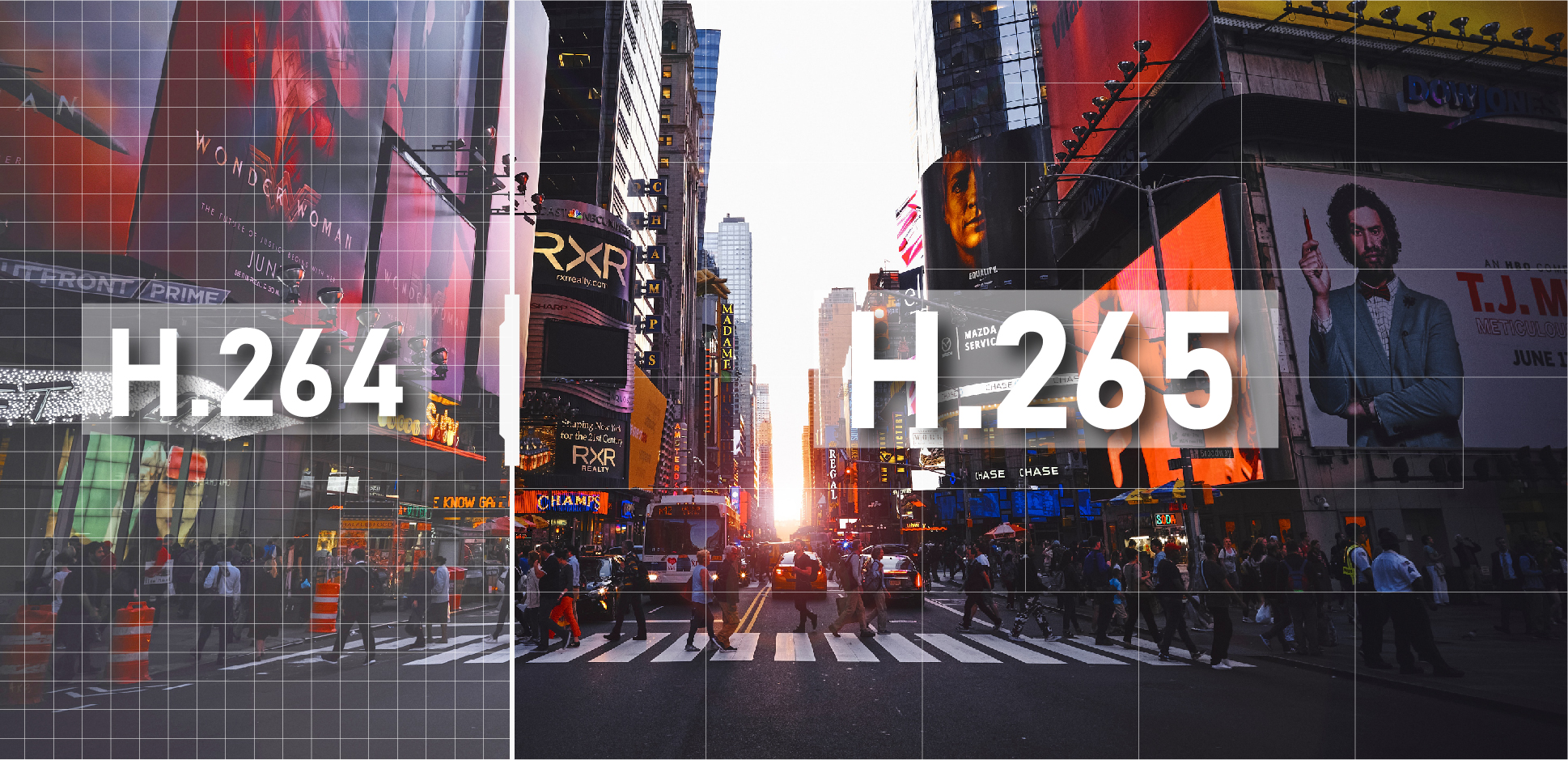 H.264 and H.265 Video Compression Format